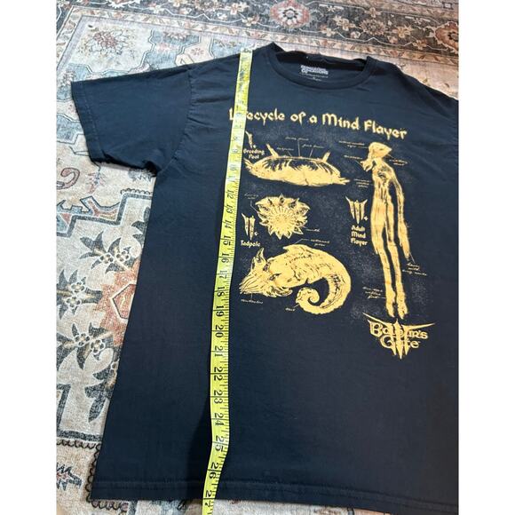 Dungeons & Dragons Graphic T-shirt Black Basic Mind Player M - Picture 6 of 7